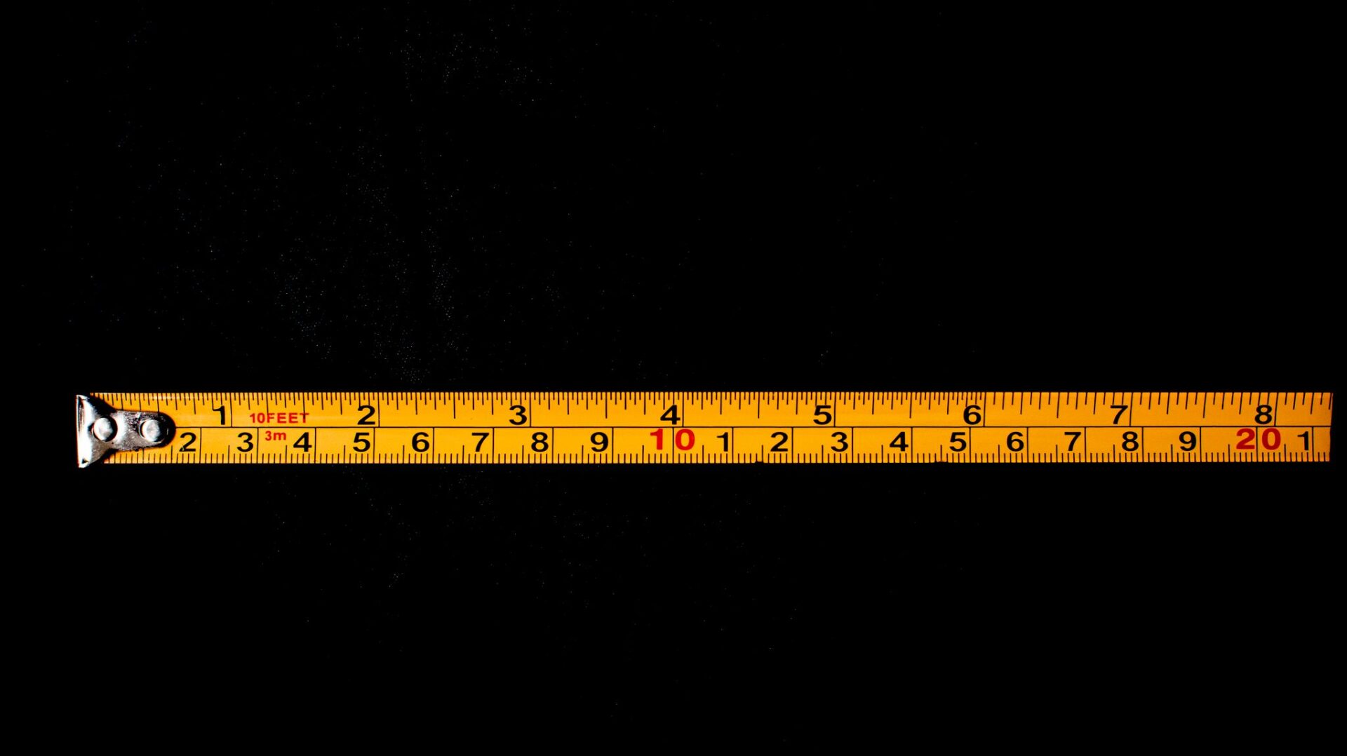 A tape measure